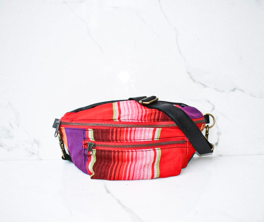 Fanny Pack- Sayulita in Black Leather