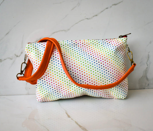 Gia Rainbow Dot Crossbody