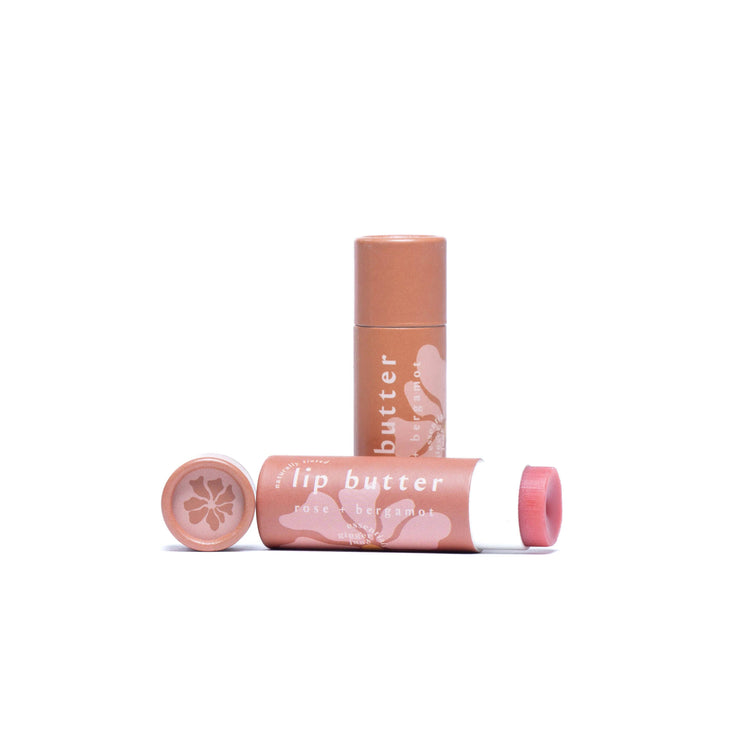 Lip butter • rose bergamot • botanically tinted •