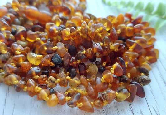 Genuine Rare GREEN Baltic Amber Necklace ♥️ Tag Cert GIA