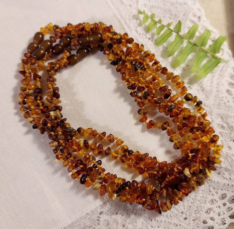 Genuine Rare GREEN Baltic Amber Necklace ♥️ Tag Cert GIA