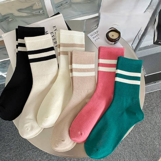 Striped Preppy Sporty Socks