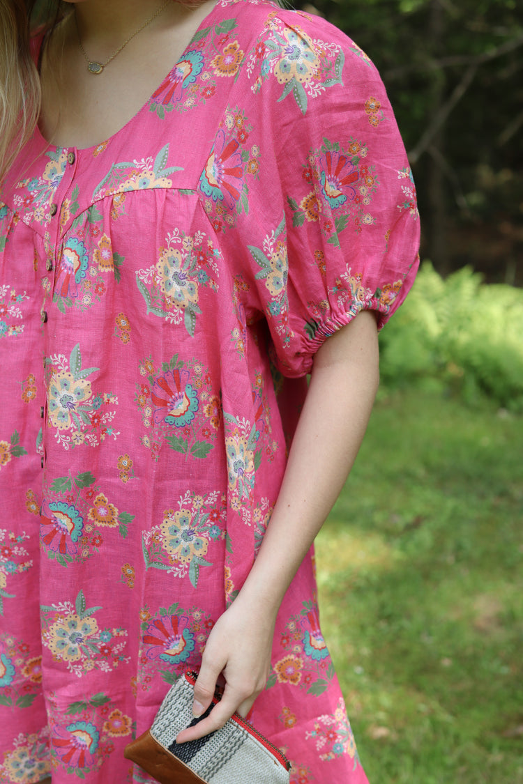 Solstice Linen Tunic Dress
