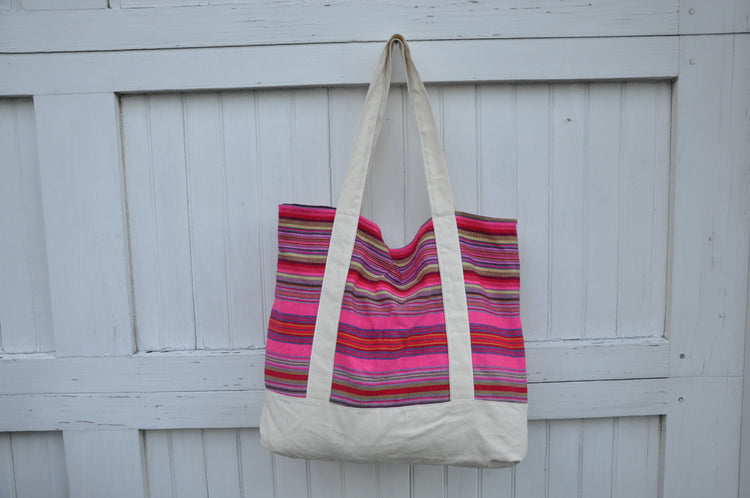 Thai Stripe Beach Tote