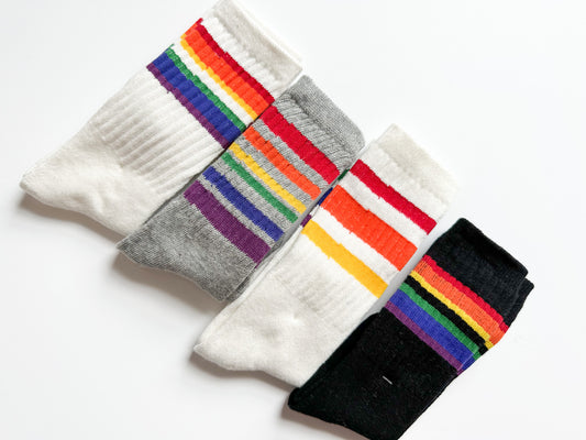Kids Crew Socks- Striped