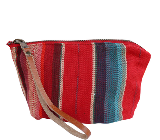 Harlow Moon in Rosarito with Brown Leather Wristlet