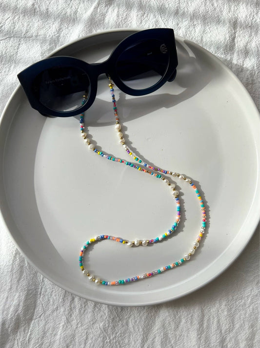 Colorful Beaded Eyeglasses Chain