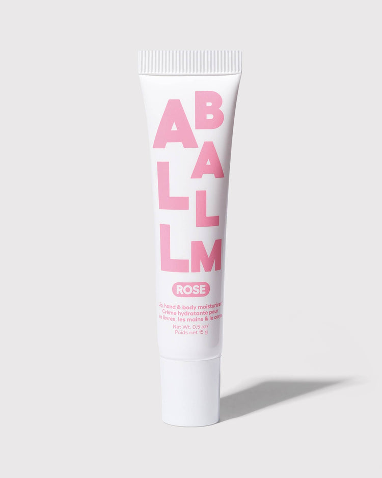 Zizia All Balm Tube-Rose Hand & Lip Balm