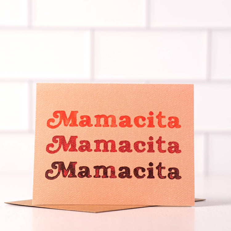 Mamacita - Retro New Mom Card, Mother's Day Card