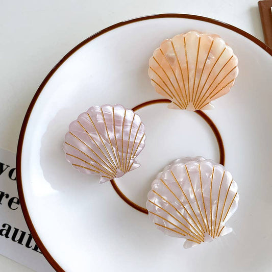 Seashell Small Hair Claw Clip