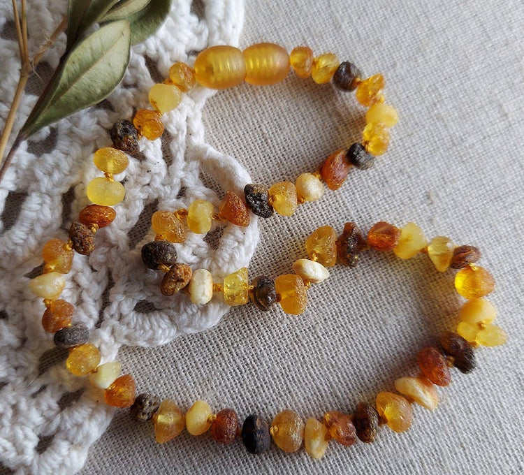 Gorgeous Raw Multi Baltic Amber Necklace w/ Tag Cert GIA ♥️