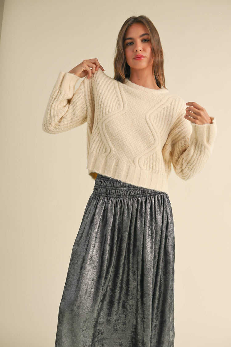 Cable Knitted Sweater