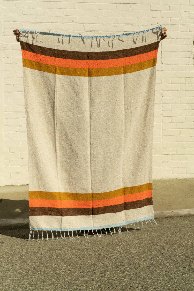70s - SUSTAINABLE RECYCLED THROW BLANKET