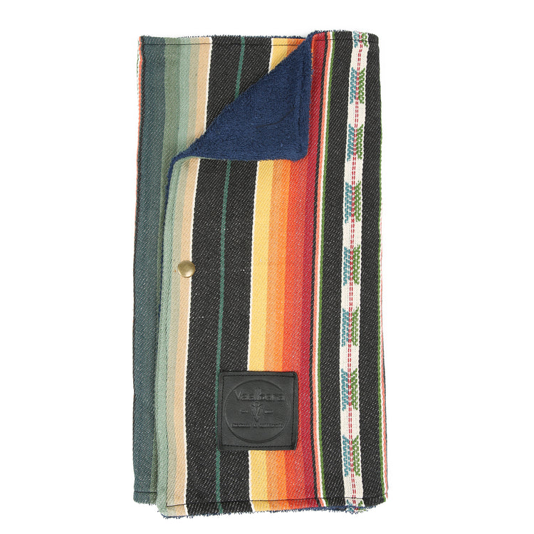 Santa Fe Baby Changing Pad in Black Leather