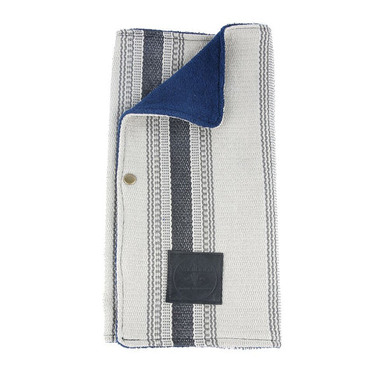 Nantucket Baby Changing Pad in Black Leather