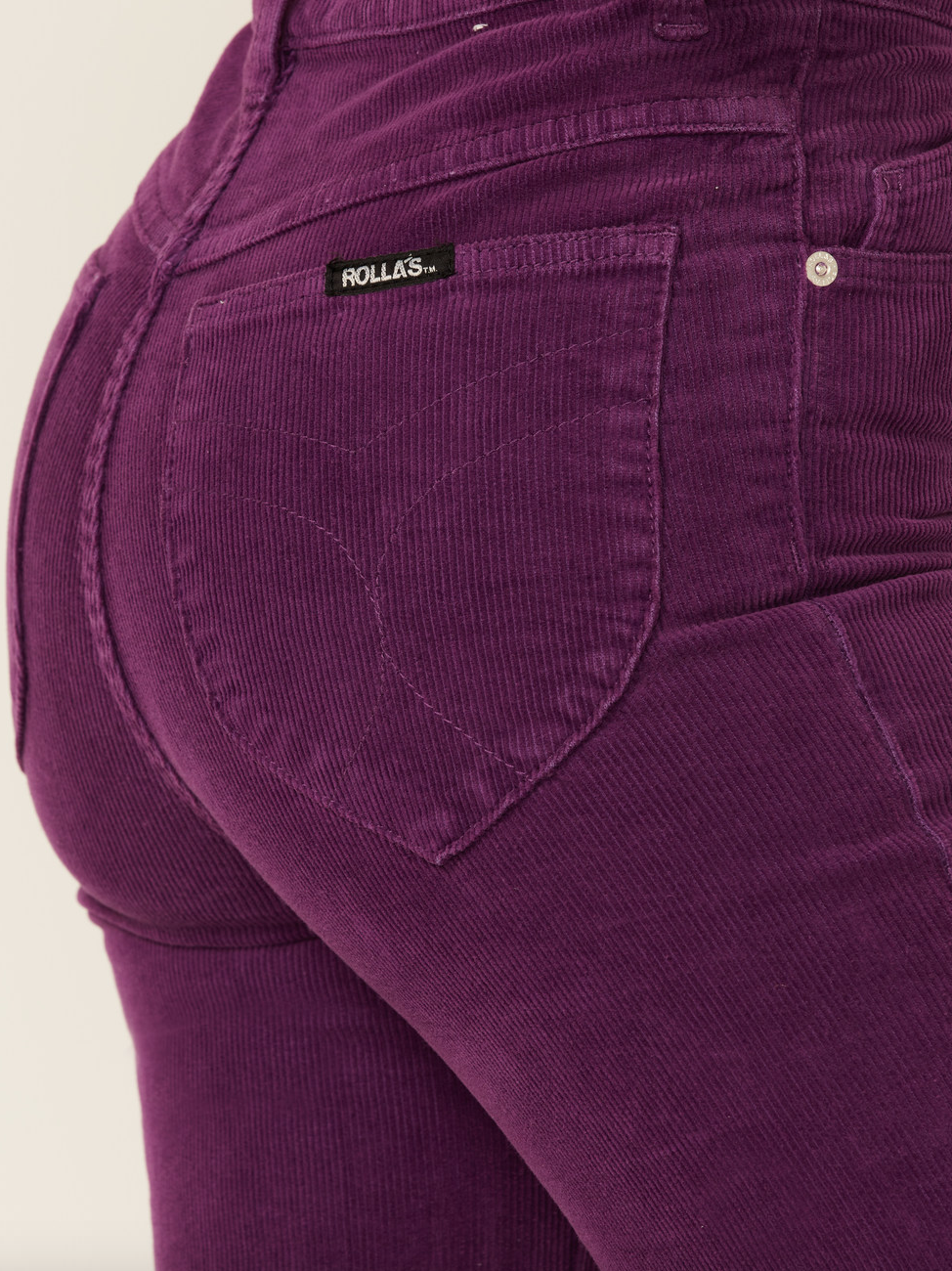 Rollas Eastcoast Flare Pant Lavender Cord 14318 - Free Shipping at