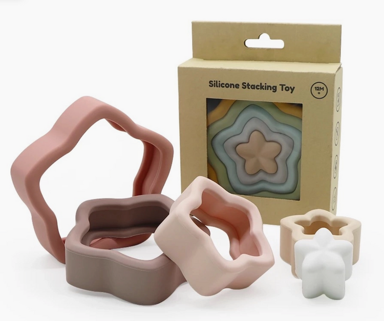 Simply Supplied Co- Silicone Flower Stacking Toy