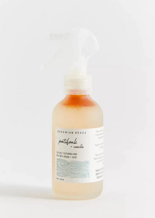 Bohemian Reves- Patchouli Vanilla Sea Salt Texturizing Hair Mist