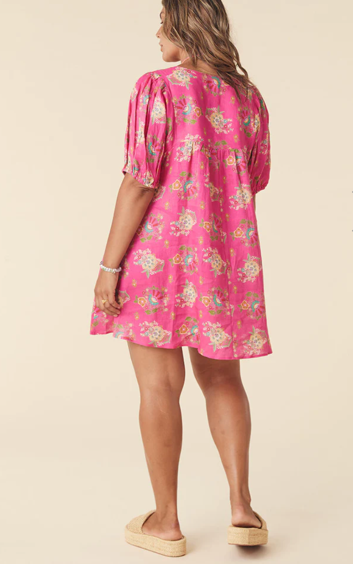 Solstice Linen Tunic Dress