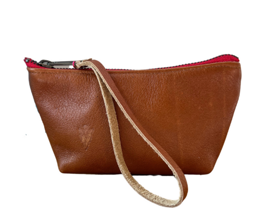 Chloe Pouch in Brown Leather