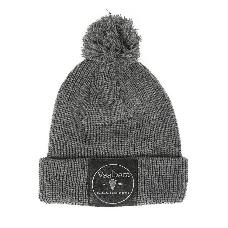 VAALBARA BALL BEANIE IN GREY